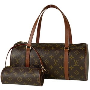 Louis Vuitton Papillon Barrel Bag Cylindrical Monogram Brown